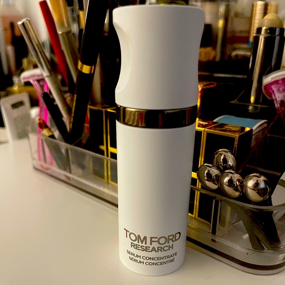 Empty Tom Ford serum tube